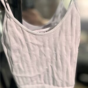 Women’s lace crop tank.